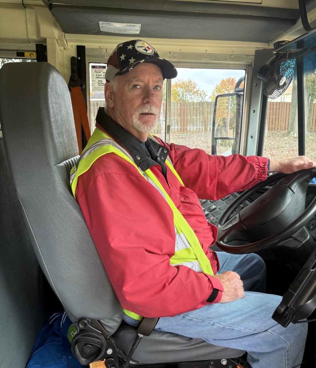 Bob Mruczek ready at his wheel.