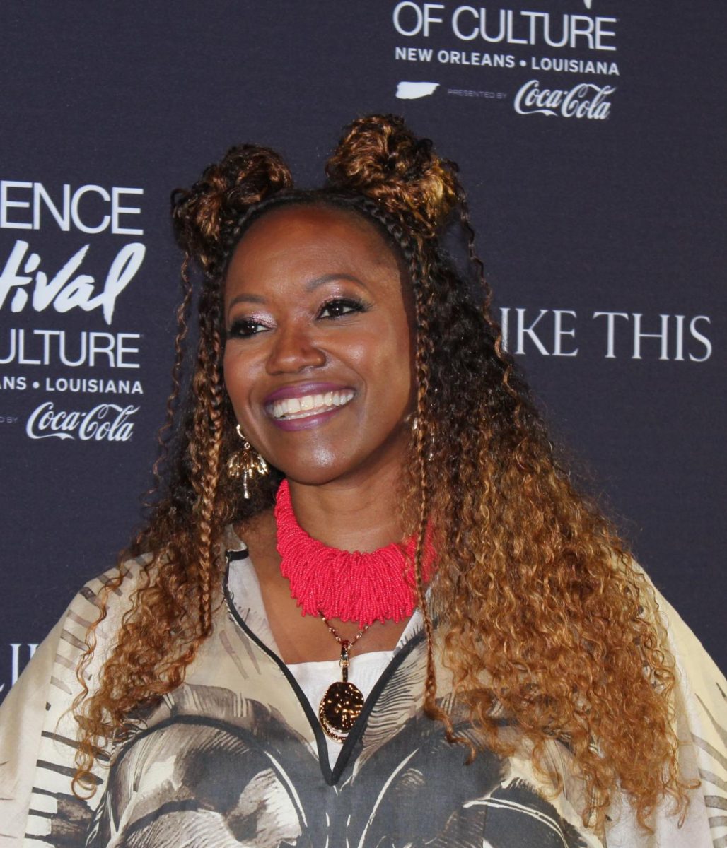 Erika Alexander appears at the Essence Festival of Culture 2025 in New Orleans, Louisiana. "Erika Alexander" by Danielle G. Campbell is licensed under CC BY-SA 2.0