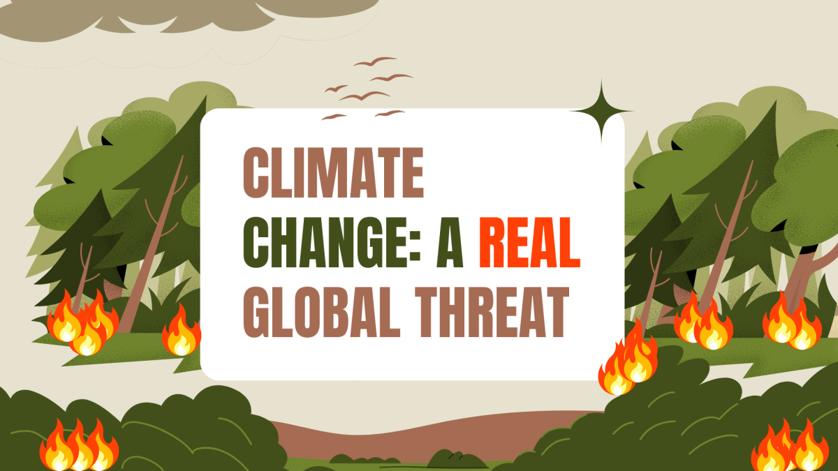 Climate change is a real global threat.