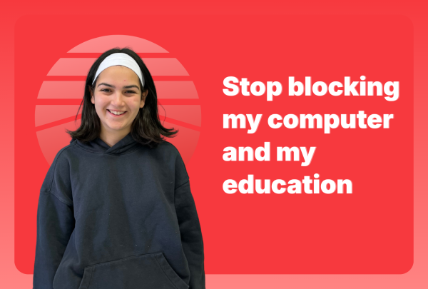 Stop blocking my computer and my education