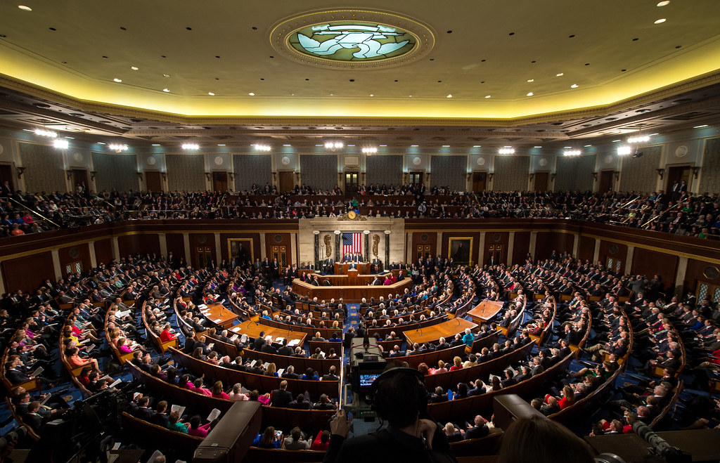 Party loyalty and general disunity in Congress has weakened the legislative branch, allowing executive overreach to continue largely unopposed. "Congress" by NASA HQ PHOTO is licensed under CC BY-NC-ND 2.0