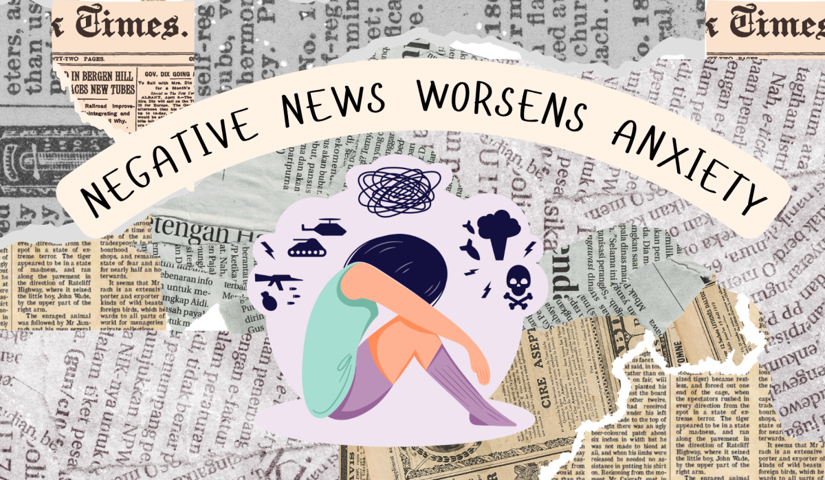 Exposure to negative news can worsen anxiety